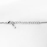 Porunch Silver Ribbon Necklace