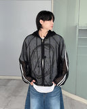 Line hood zip up