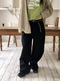 Hooper Side Pocket Wide Cotton Pants