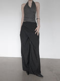 Blend Wrap Skirt Pants