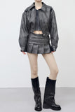 Beckyan Off-Shoulder Two-Way Knit Zip-up