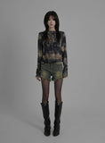 [ EEUN MADE ] Brick Mesh Tee