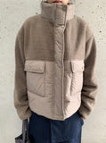 Canyl High-Neck Wool Padded Jumper