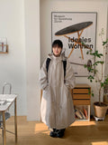 [unisex] Huoz two-way hood long field jacket