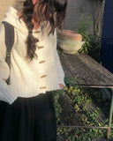 Renee Duffle Hood Knit Cardigan