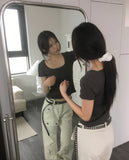 Moody cut pocket bootcut pants