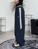 S Nylon Patch Color Matching Pants