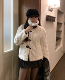 Mellie Leather Double Buckle Fur Mustang