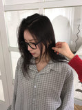 [unisex] Shirumi Check Long Sleeve Shirt