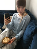 SQUARE-NECK KNIT
