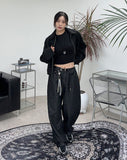 Eddie Cropped Suede Jacket