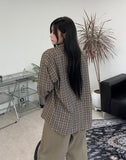 Nade Label Checkered Shirt