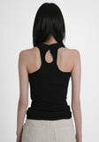 Glam Halter Shirring Top
