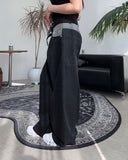 Heid Check Layered Balloon Pants