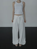 Curble Round Pocket Pintuck Pants