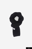 Soft ribbed knit muffler