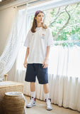NICE WEATHER Embroidery Short Sleeve