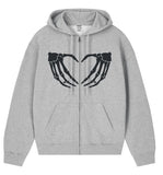 GRVE HEART Hood Zip-Up