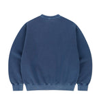 GRUNGE SLOGAN PIGMENT SWEATSHIRT