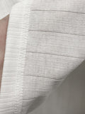 Teak Ribbed V-neck Tee
