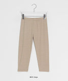 Mimi Stripe Layered Three Quarter Leggings Pants