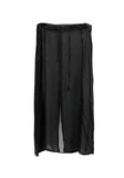 Sheer See-through Layered Long Skirt