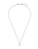 Essence Silver (W) Moissanite Flower Necklace