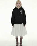 DOT CROSS LACE Hoodie