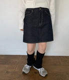 Mikio Denim Mini Skirt