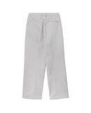Even Cotton One-Tuck Wide Pants