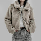 Line fur jacket