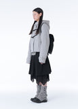 Duffle hoodie short coat