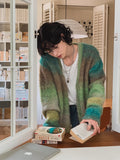Colorful gradient cardigan