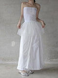 Shirring Balloon Nylon Skirt