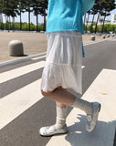 Hide Chiffon Tiered Midi Skirt