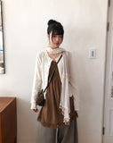 Lening Lace Layered Long Sleeveless