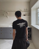 Eagle Waffle Muscle Short Sleeve T-shirt