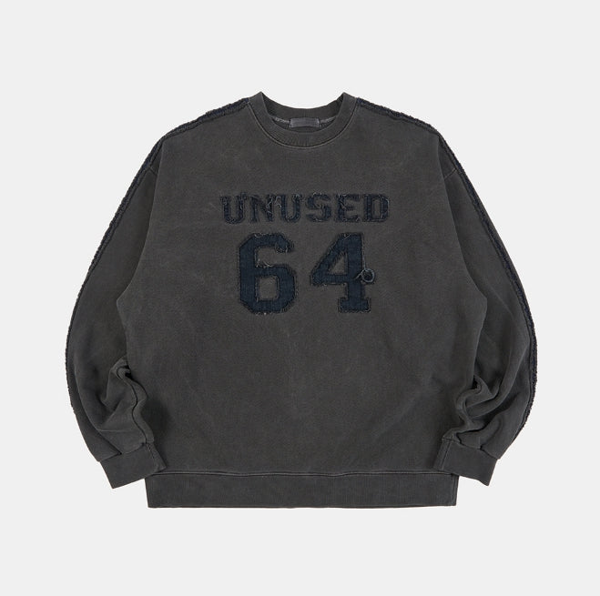 【Raucohouse】Patch track pigment dyeing sweatshirt Raucohouse(ラウコハウス) - パッチトラックピグメント