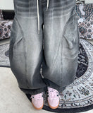 Hender Balloon Pintuck Denim Pants