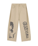 CORPGIRL Cotton Wide Pants