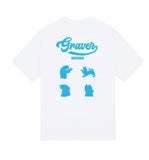Baseball 2 4 Animal Back Logo Short Sleeve Tee