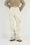 Zipper three-dimensional cargo pants