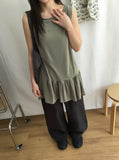 Hochimi Frill Layered Sleeveless