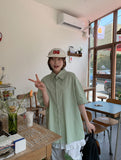 [unisex] Totelli Cotton Over Short Sleeve Shirt