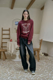 Velvet Lace Sweatshirt