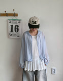 Lilgens Summer See-through Hood Shirt