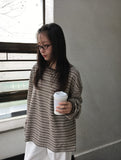[unisex] Maje Stripe Over Long Sleeve Tee