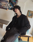 Folding tweed jacket