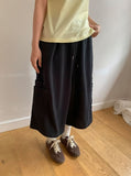 [unisex] Ninin Pocket Bermuda Banding Pants