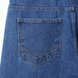 Press Washed Denim Pants